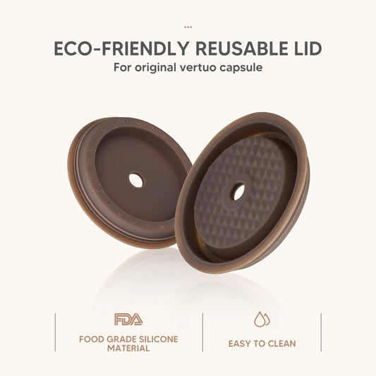 Reusable Lid for Vertuo Coffee Pods