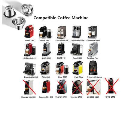 Reusable Nespresso Coffee Capsules