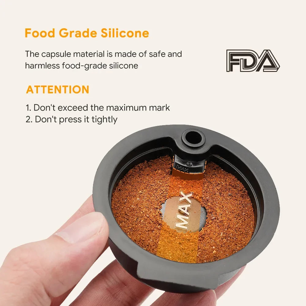 Reusable Coffee Capsule Pods Compatible with Bosch Tassimo Machines