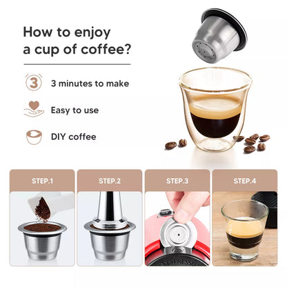 Reusable Nespresso Coffee Capsules